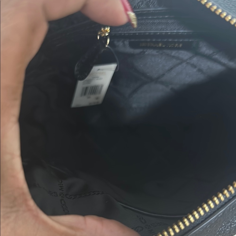 Michael Kors Black Leather Crossbody Bag - Picture 6 of 7